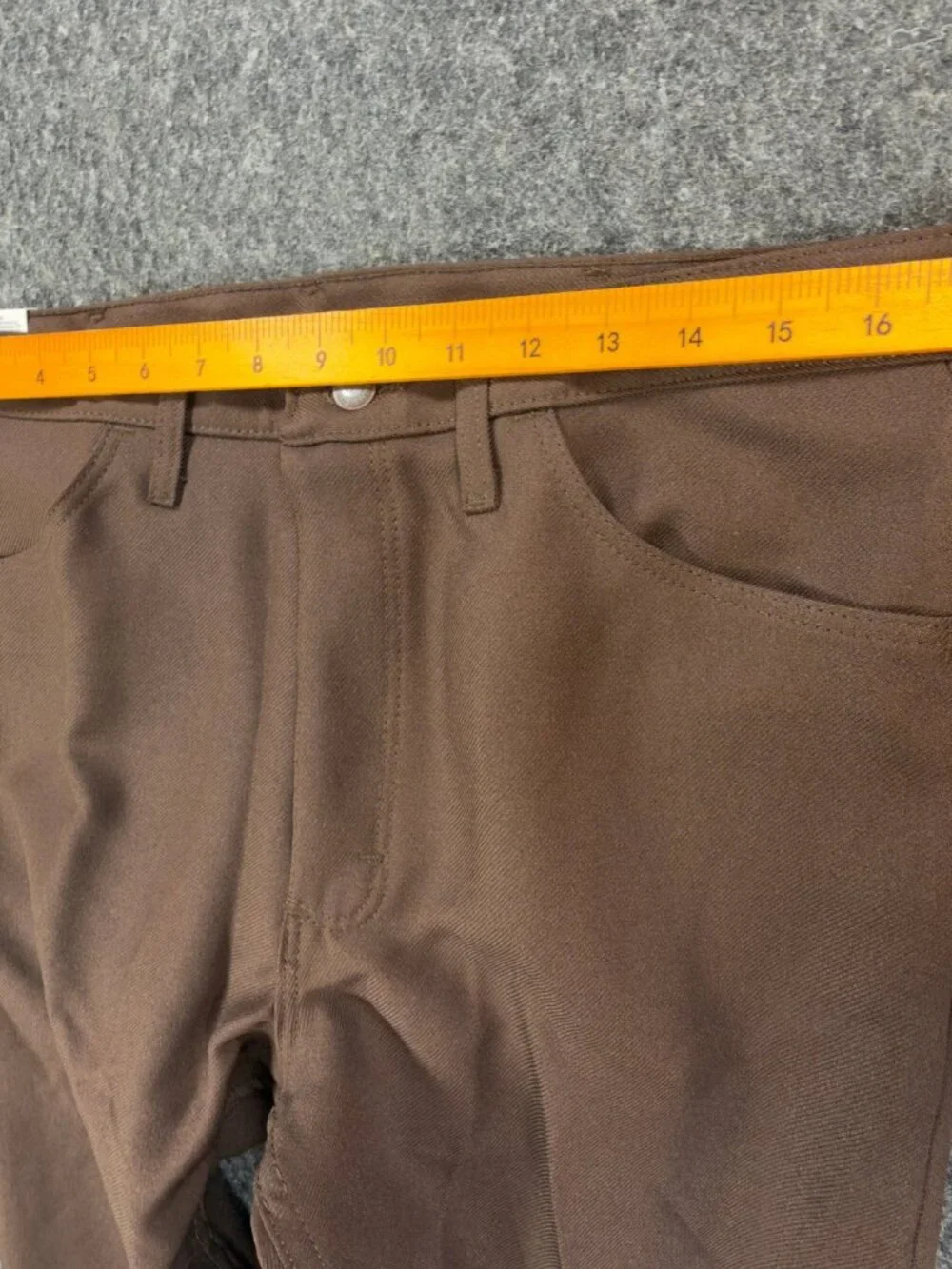 Wrangler Mens Y2K Wrancher Bootcut Dress Pants 34x32 Brown Polyester NWT 82BN